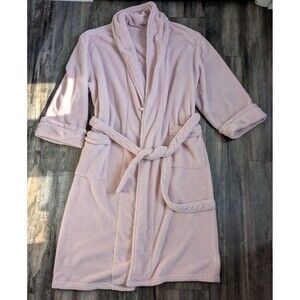 Nautica Robe Pink Women's Size Large/XL  It's So Soft and Cozy Tie Waist